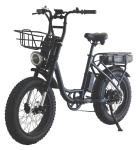 20" City Urban Electric Bicycle with Rear Carrier Battery Position and Vintage