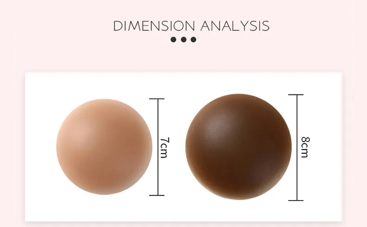 Invisible Tasteless Sticky Nipple Covers , Waterproof Adhesive Nipple Petals