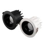 6000K 15W 18W LED Ceiling Downlight Black Downlights White Ceiling 4.7in