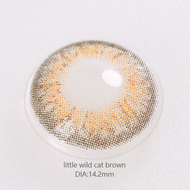 Big Eye Green Contact Lens Colored Contacts No Prescription 14.2mm