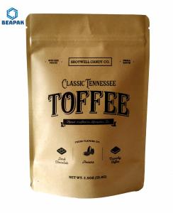 Wholesale Clear Laminated Zipper Plastic 250ml Stand Up Coffee Pouches from china suppliers