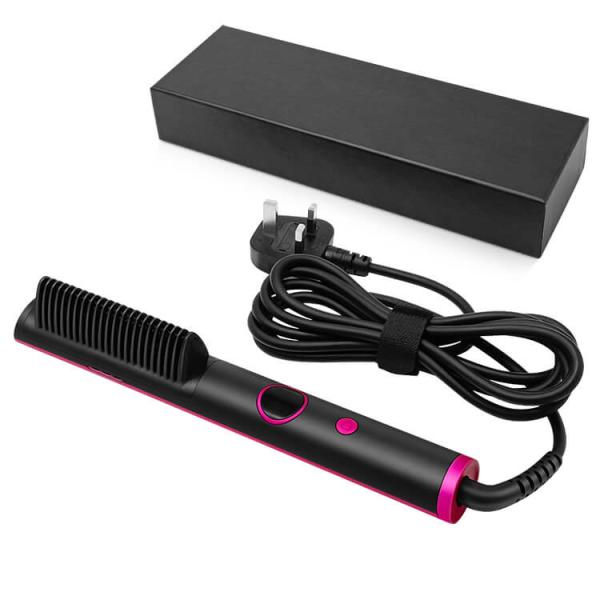 OEM / ODM Customized Electric Hair Brush Portable Ceramic Hair Straightening