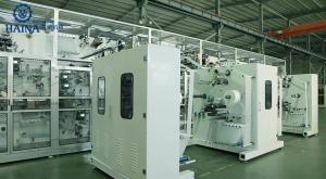 Wholesale 320KW 500pcs/Min Elastic Ear T Shape Diaper Manufacturing Machine from china suppliers