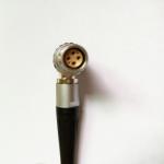 Red Scarlet Epic Camera Power Coiled Twist Cable 6 Pin Right Angle Female to