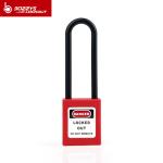 76MM Nylon Body Safety Padlock , Colorful Keyed Alike Padlocks One Year Warranty