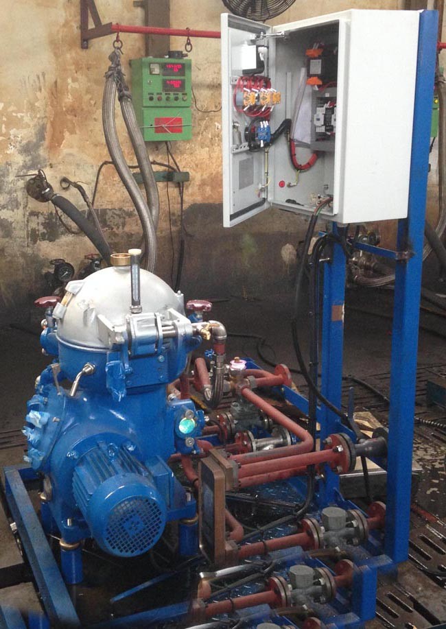 Large Capacity Maine Oil Centrifugal Separator Skid Type Modular With Heating Device