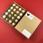 Eco Friendly 20 Quail Egg Shipping Boxes Container Empty Brown Carton Packaging