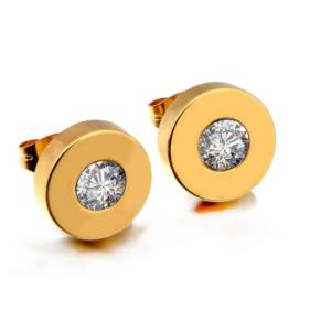 Wholesale Korea style 10mm earring women new design fashion shiny crystal sud earrings from china suppliers