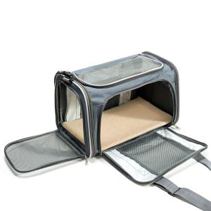 Wholesale Heavy Duty Waterproof Pet Carrying Pouch In Black / Gray Strong Dog Friendly from china suppliers
