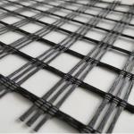 Chinese Style 50/50kn Fiberglass Geogrid Bitumen Coated for Asphalt Overlay