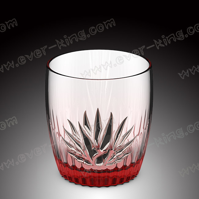 2OZ Custom Round Colored Clear Glass Cup Shot Glass