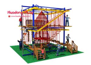 Wholesale Customized Kids Indoor Playground Safety Rope Course Adventure 1180*970*560cm from china suppliers