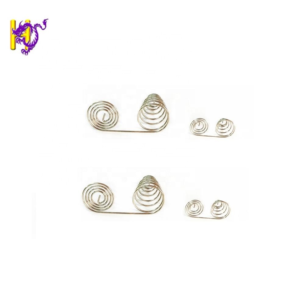 Electronic Nickel Plated Small Conical Battery Terminal Spring Coil