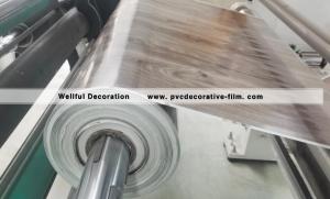 Wholesale Decorative Wood Grain PVC Film Waterproof Ink Transfer Printing from china suppliers