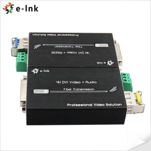 Wholesale Mini 4K DVI Fiber Optic Extender with RS232 from china suppliers