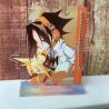 Buy cheap Transparent Anime Figure Keychain Epoxy Glitter Resin Keychain For Advertising from wholesalers