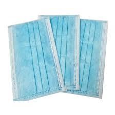 Wholesale Blue Color Disposable Medical Mask , 17.5*9.5cm Triple Layer Surgical Mask from china suppliers