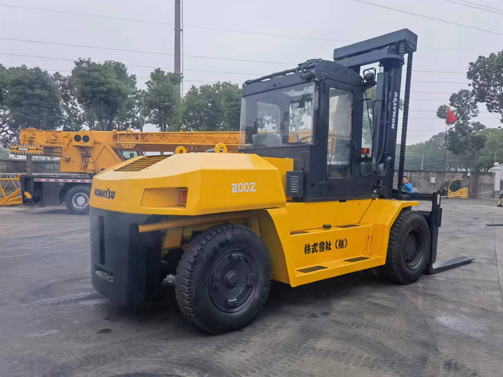 20 Ton Forklift Used Big Japanese Komatsu 10 Ton 25 Ton Diesel