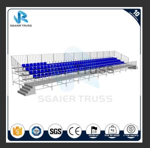 Wholesale Movable Anti Uv Steel Grandstand 240mm Plastic Bleacher Seats Custom Length from china suppliers