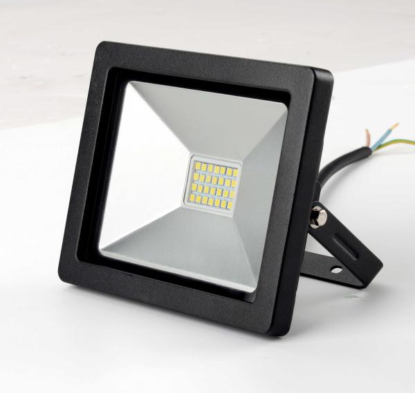 SMD 20w Driverless 240 Volt Led Flood Lights , Waterproof Black Outdoor Flood