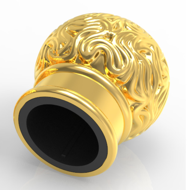 Die Casting Creative Zamak Perfume Cap For Efficient And Fast Express Delivery