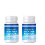 Enhances Focus With Brain Food Supplements Free From Gluten Serving Size 2