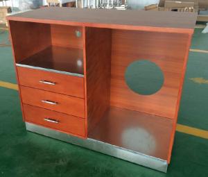 Wholesale wooden HPL top hotel bedroom furniture,dresser/chest /TV cabinet /fridge cabinetDR-0032 from china suppliers