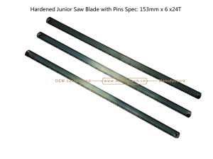 Wholesale Hardened Junior Saw Blade with Pins Spec: 153mmx6x24T Cutting wood,Plastic,Low-hardness metal from china suppliers