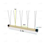 Outdoor Swing Playground Rope Bridge Polyester SGS Approved