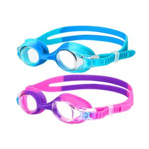 Wholesale Blue Anti Scratch Anti UV Swimming Glasses Wide View For Child from china suppliers