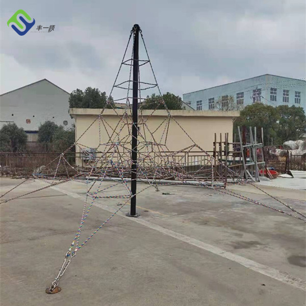16mm UV Stabilized Reinforced Combination Rope Polyester Material For Playground