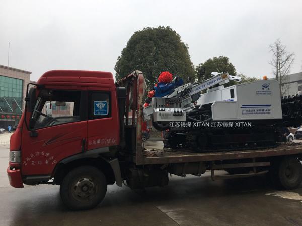 Water Well Anchor Drilling Rig , Anchor Drilling Machine 1900bpm Impact
