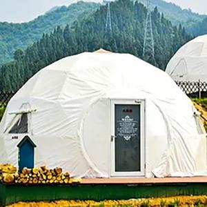 Wholesale Custom Logo Luxury Geodesic Dome Glamping Tent Outdoor Waterproof from china suppliers