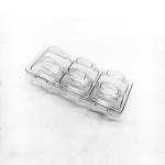 Plastic packaging tray 6 cells macaron blister pack tray cookie/candy/chocolate
