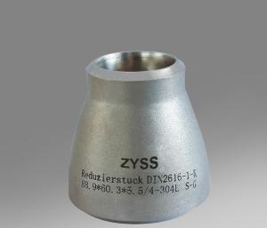 Wholesale Eccentric Pipe Reducer Stainless Steel Pipe Fitting 304 / 316 Butt Weld from china suppliers