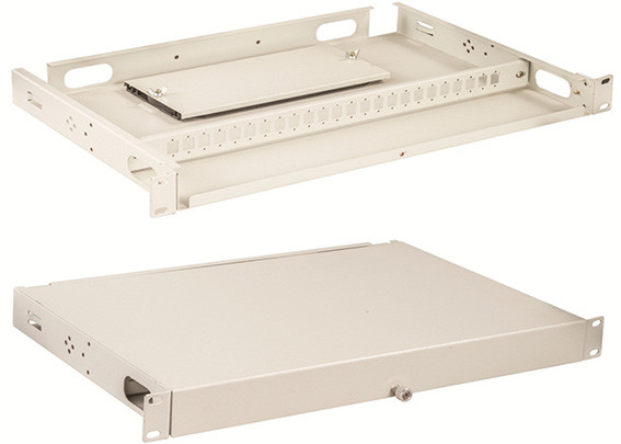 Outdoor 1U 48 Port Fiber Optic Patch Panel Sc Rack Mounted 0.15dB Insertion Loss