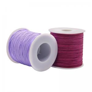 China Purple Nylon Suede Craft Thread Cord for Making Singal or Rainbow Color Beading Craft on sale