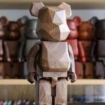 OEM Carving Standing Large Wooden Sculpture , Wooden Artist Doll Anti Rust