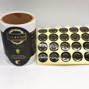 Wholesale Rectangular Adhesive Wine Labels Golden Silver Film Emboss Printed Wine Bottle Labels from china suppliers
