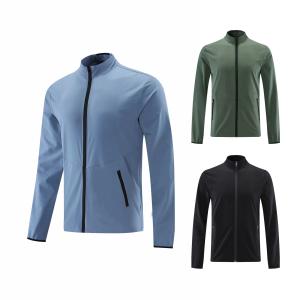 Wholesale Male Running Sports Track Jackets 4XL Dropshipping Outerwear from china suppliers