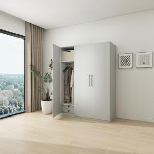 Wholesale Popular New Design Bedroom Furniture 3 Doors Wardrobe Customized Wardrobe With Drawers from china suppliers
