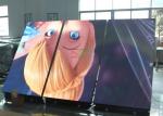 10mm Outdoor DIP346 LED Display Cabinet Front Open For Wall Attached