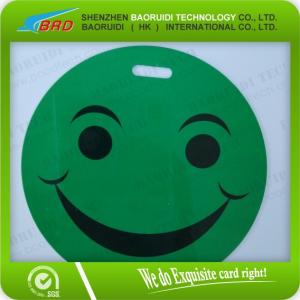 Wholesale PVC Smiley Luggage Tag, fashion six colors luggage tag from china suppliers