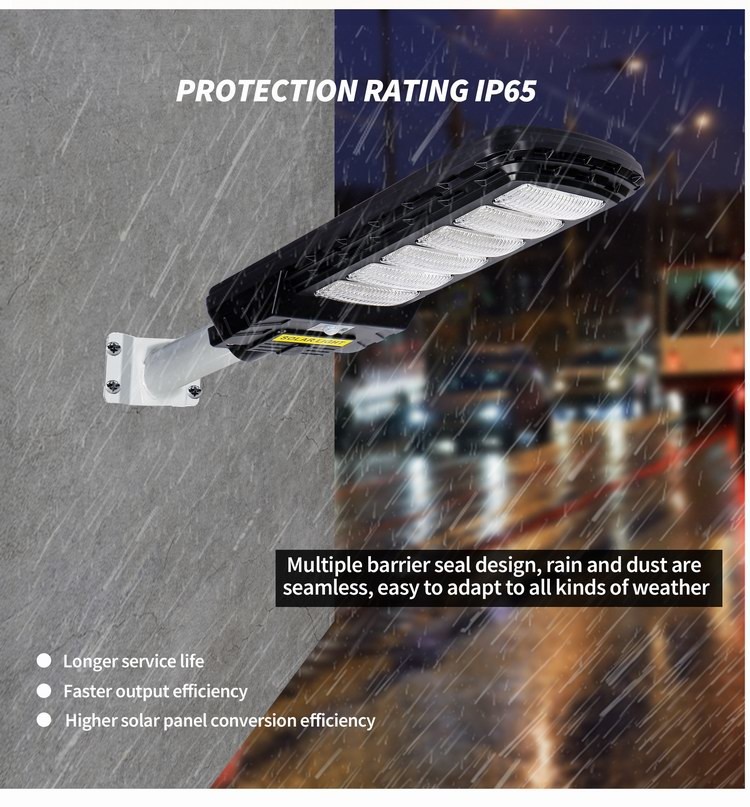 Lithium Battery 100w 150w All In One Solar LED Street Light Control Waterproof Solar Street Lamps