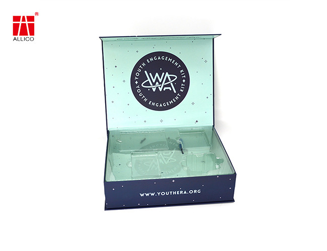 Folding Packaging Cardboard Boxes Magnetic Closure Gift Box Customized