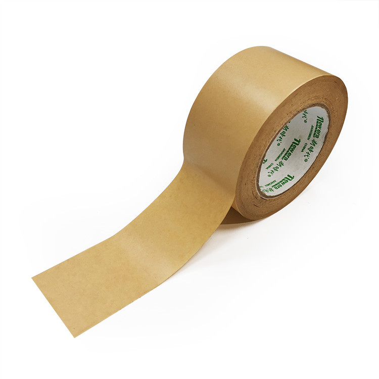 Eco- Friendly Writable Kraft Paper Gummed Tape Adhesive Rubber Glue Self Adhesive Packing Kraft Packaging Tape