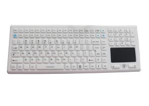 Wholesale Rubber Silicone Industrial Keyboard 124 Keys Medical Washable Desktop Keyboard from china suppliers