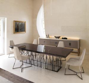 Wholesale Modern Marble Rectangular Dining Table For Fast Food / Bar / Cafe / Hotel from china suppliers