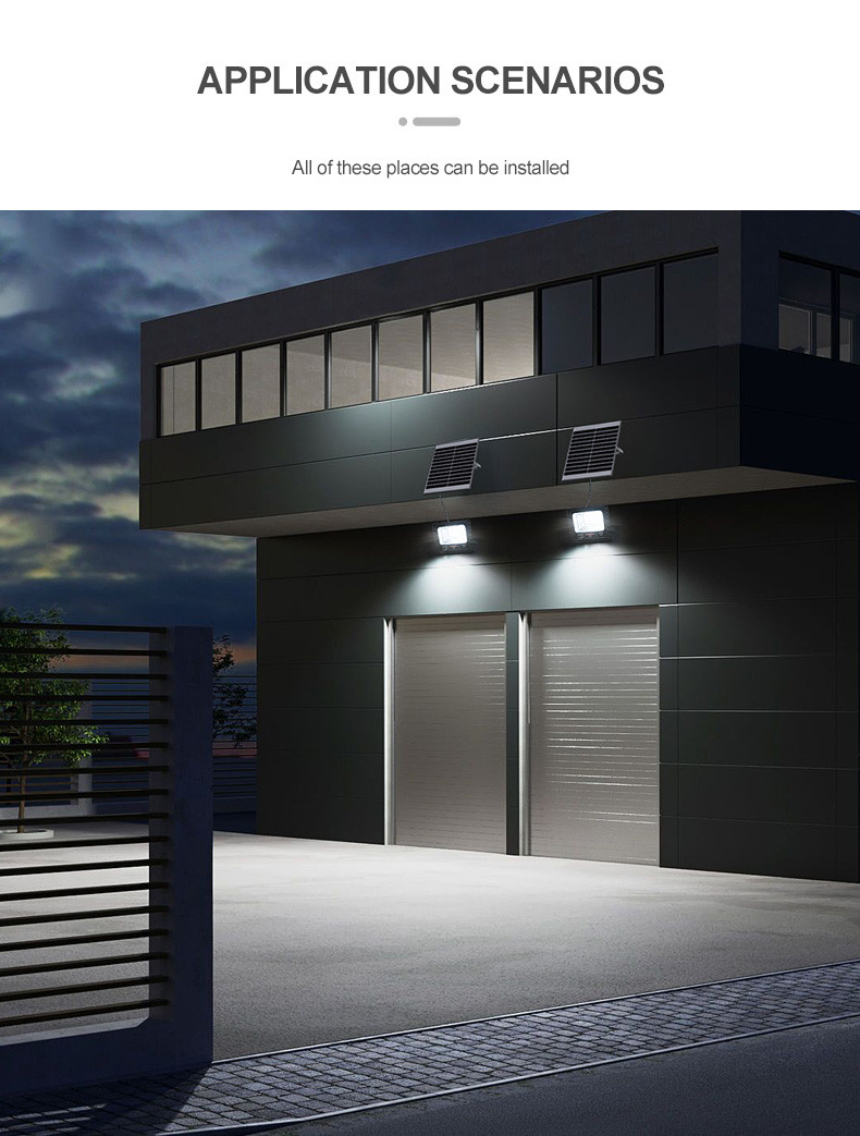 50W High Powered Energy Saving LED Solar Flood Light Chrome Plating