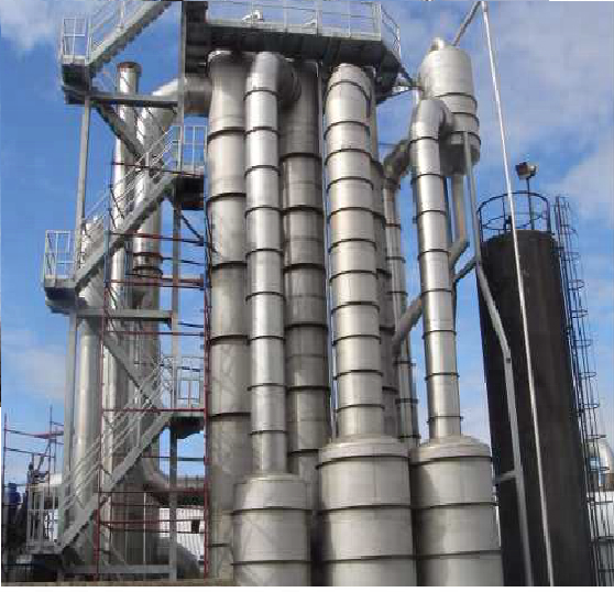 Long Service Industrial Heat Exchanger Life Multiple Effect Falling Film